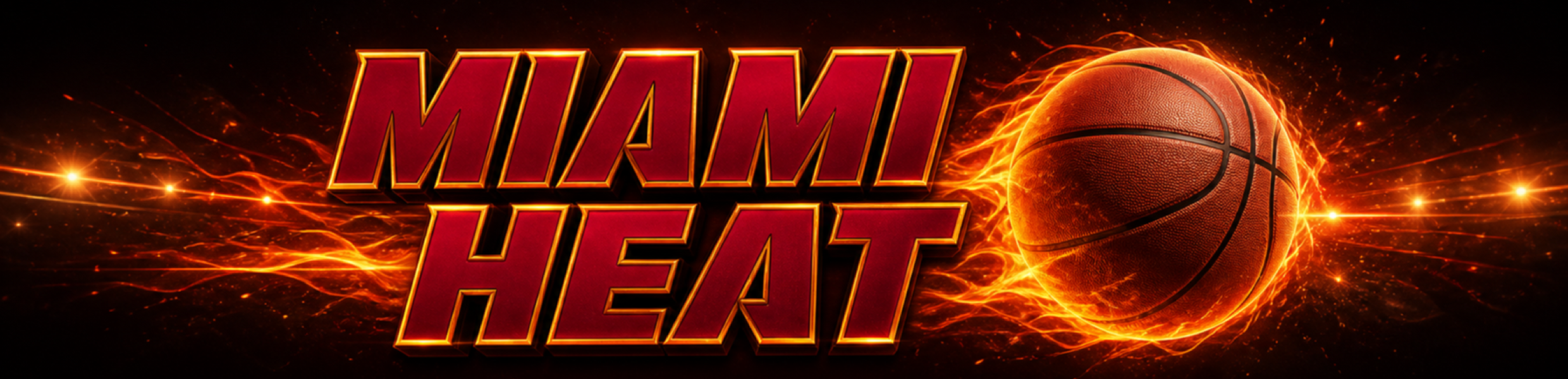 Miami Heat basketball masthead